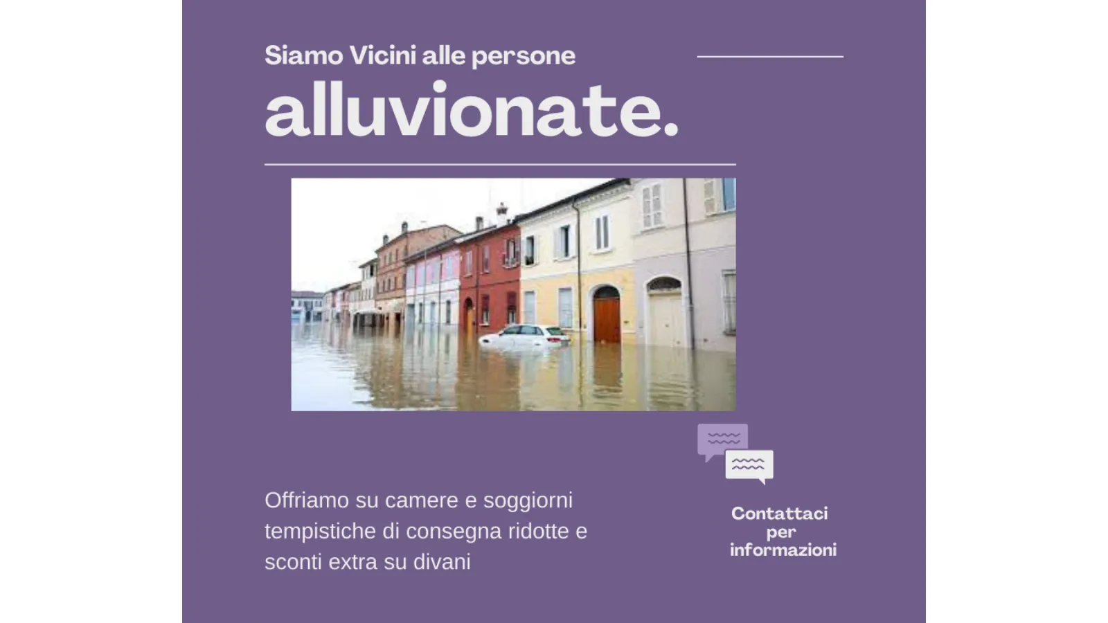 Uniti a sostegno Emilia Romagna colpiti da alluvione e calamità naturali 