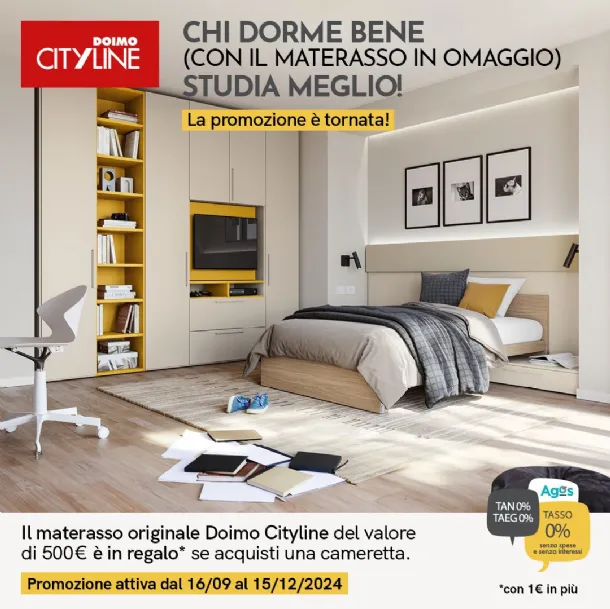 promozione cameretta doimo cityline